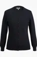 Tri Blend Ladies Jewel Neck Cardigan