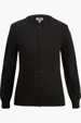 Tri Blend Ladies Jewel Neck Cardigan — view 2