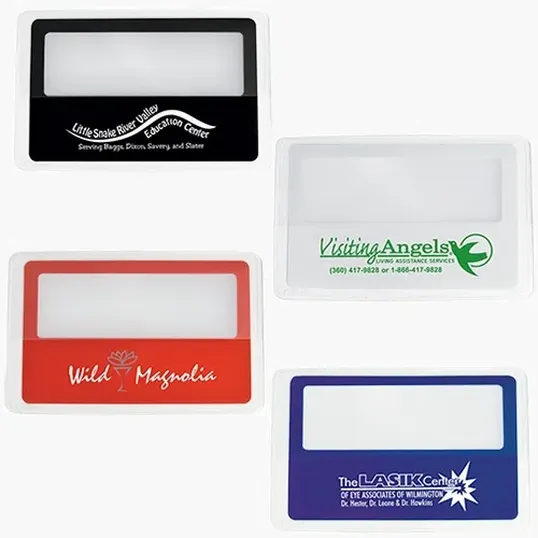 Credit Card Magnifier with Removable Clear Sleeve