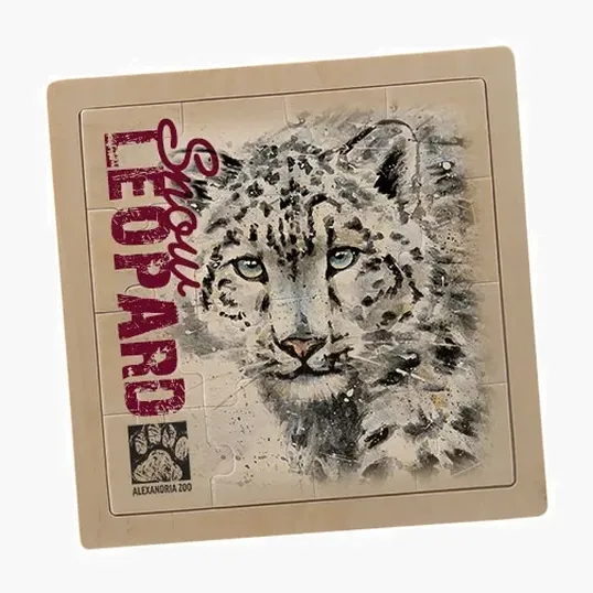 Wooden Jigsaw Puzzle with Storage Tray