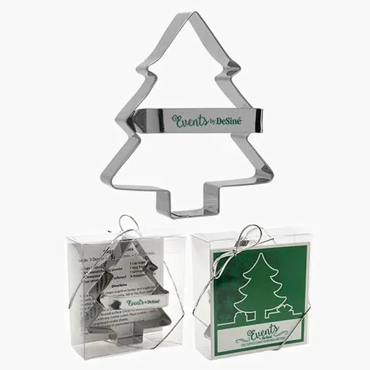 Metal Tree Cookie Cutter with Recipe Card