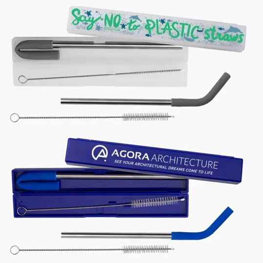 Stainless Steel Metal Straw Set