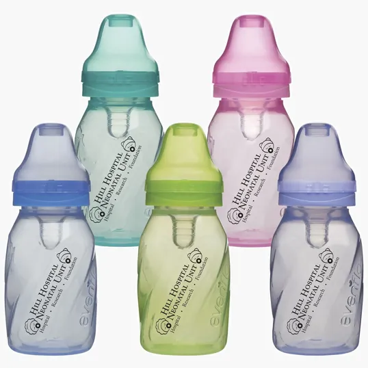 4 oz Evenflo Baby Bottles, Assorted Colors