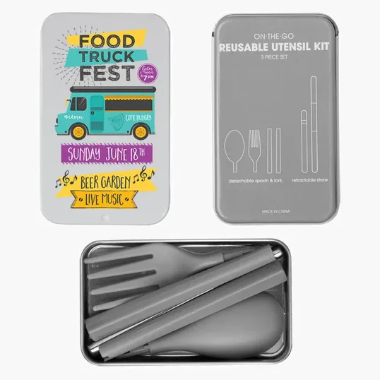 On The Go Reusable Utensil Kit