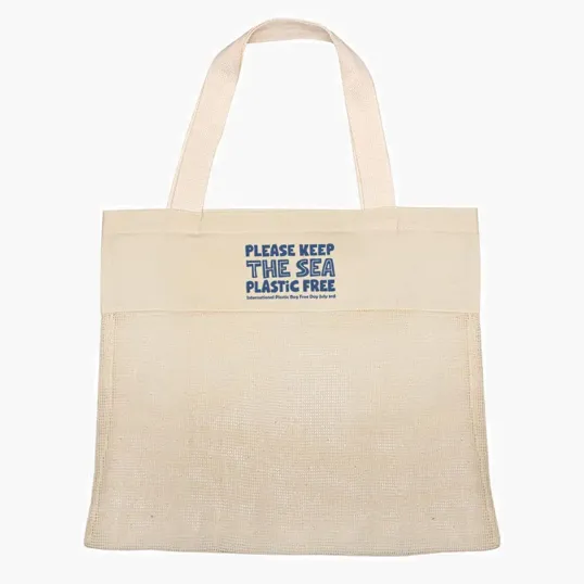 Reusable Cotton Mesh Tote Bag