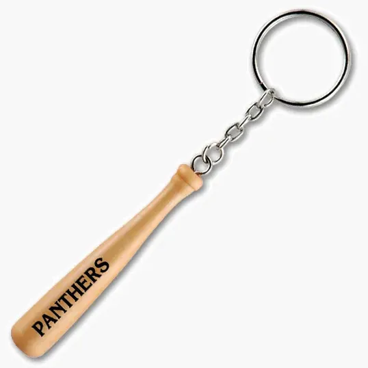 Baseball Bat Key Tag