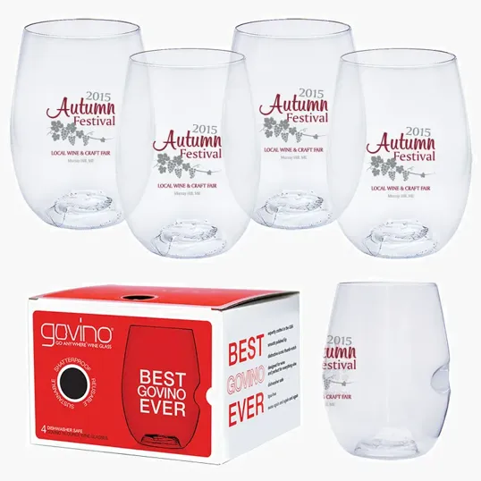 Govino® 16oz Dishwasher Safe Wine Glass 4 Pack