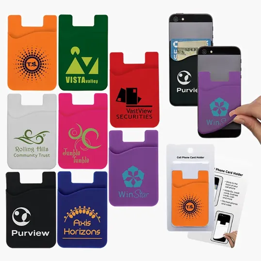 Cell Phone Card Holder with Packaging
