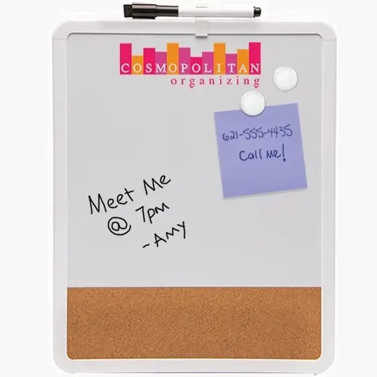 Magnetic Dry Erase & Cork Board