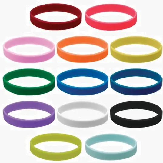 Blank Wristbands, 7 3/8" x 7/16"