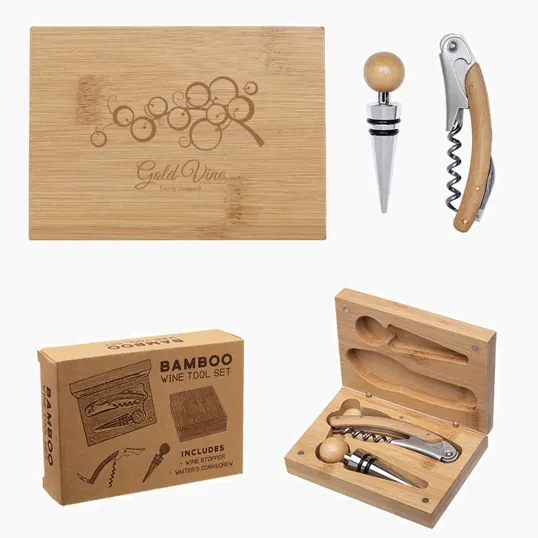 Bamboo Wine Tool Set