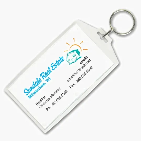 Business Card Snap-In Keytag