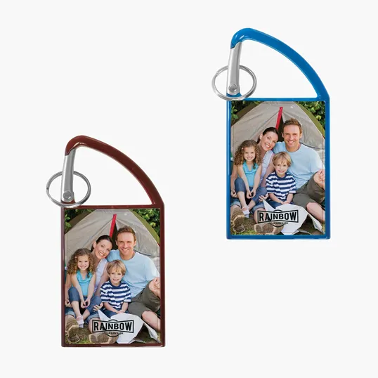 Carabiner Snap-In Photo Keytag