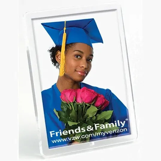 Translucent Magnetic Snap-In Frame, 1 3/4" x 2 3/4"