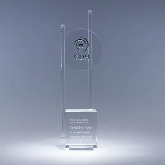 Foresight Optic Crystal Award — view 3