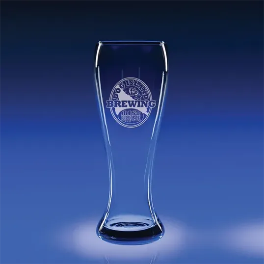 Lewisburg Lager Beer Glass, 16 oz