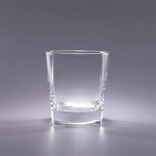 Geo On-the-Rocks Hand-Blown Crystal Glass, 10.5 oz — view 5