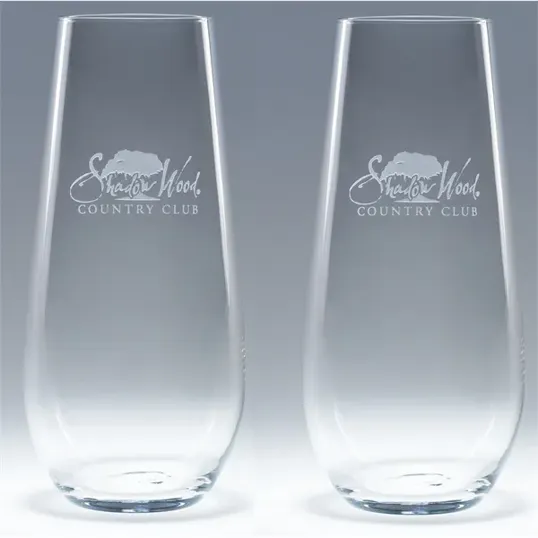 Elite Stemless Flute Glass, 7.75 oz — view 3