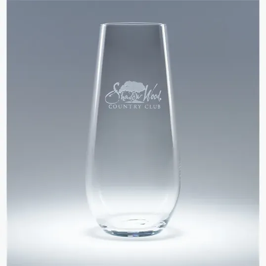 Elite Stemless Flute Glass, 7.75 oz