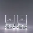 Deluxe Double Old Fashioned Glasses, 14 oz, with Traveler Box