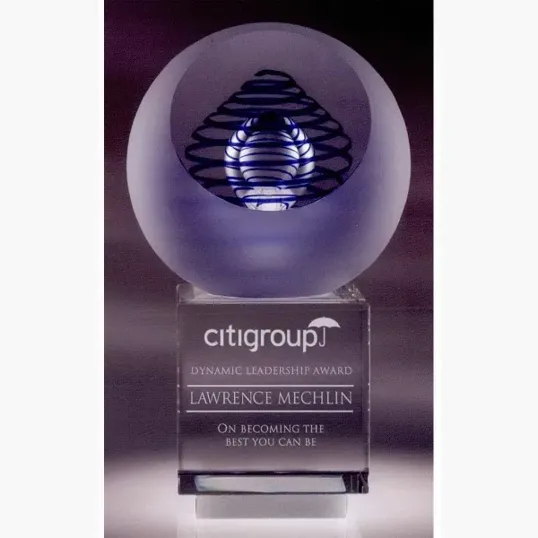 J. Charles Large Gallileo Art Glass Award