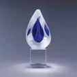 Aeroscape Art Glass/Crystal Award — view 2