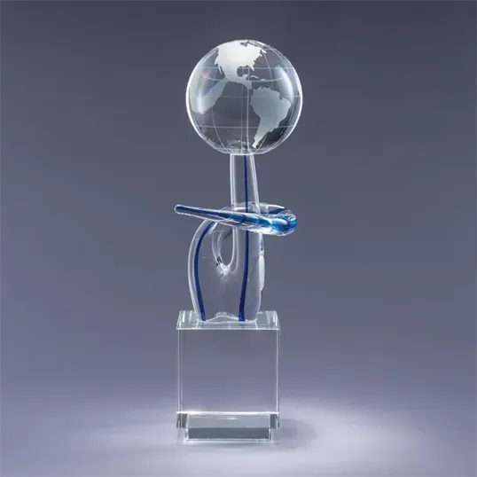 Voyager Art Glass Crystal Award — view 3