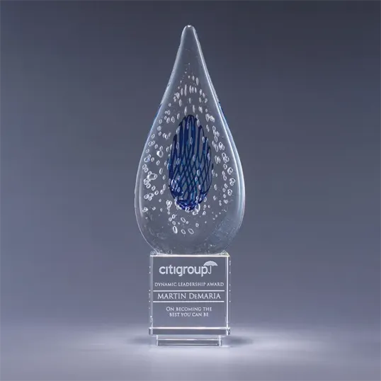 Fontana Art Glass Crystal Award — view 3