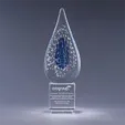 Fontana Art Glass Crystal Award — view 3