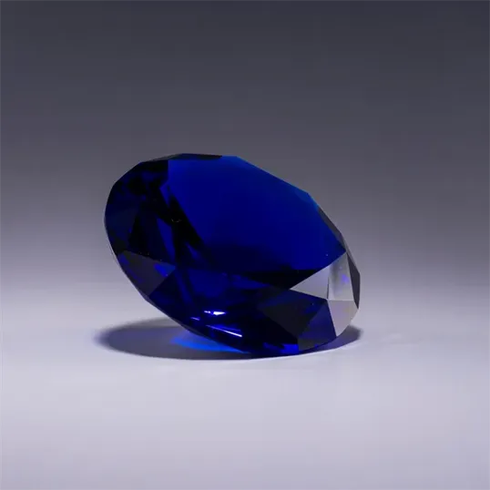 J. Charles Diamond Optic Crystal Paperweight — view 5