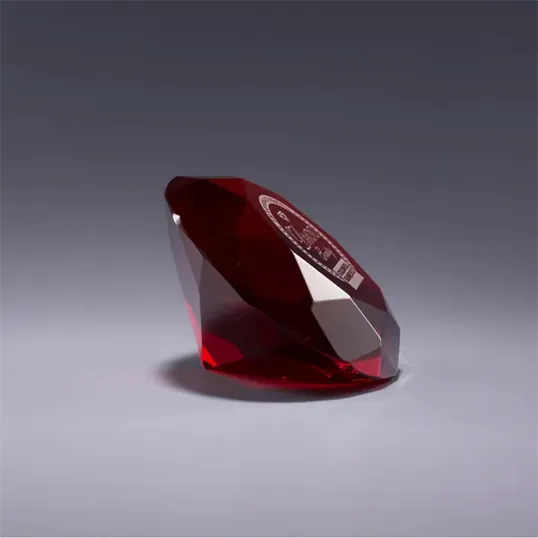J. Charles Diamond Optic Crystal Paperweight — view 16
