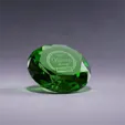 J. Charles Diamond Optic Crystal Paperweight — view 12