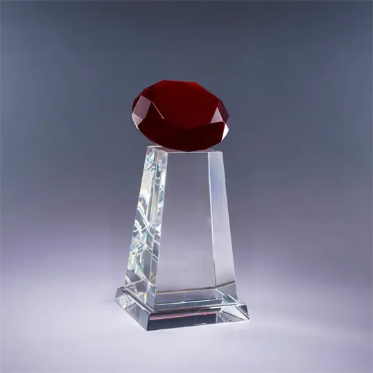 Diamond Spire Optic Crystal Award — view 9