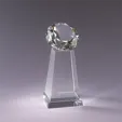 Diamond Spire Optic Crystal Award — view 5