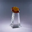 Diamond Spire Optic Crystal Award — view 10