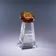 Diamond Spire Optic Crystal Award — view 11