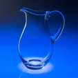 Julia Hand-Blown Crystal Pitcher, 68 oz — view 3