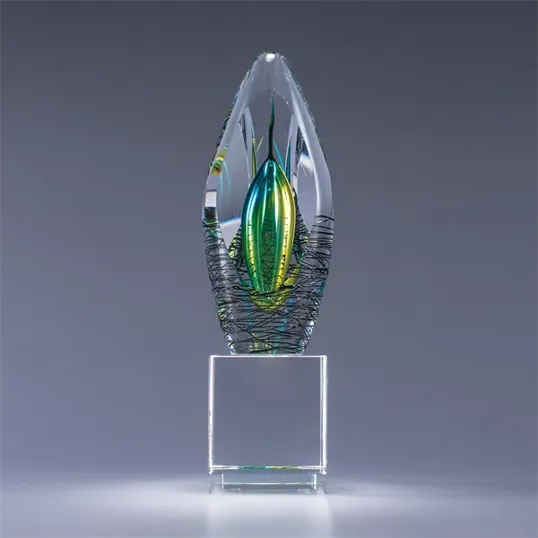 Elation Art Glass Crystal Award