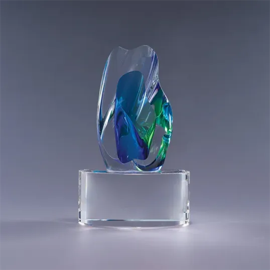 Breakthrough Art Glass Crystal Award — view 3