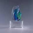 Breakthrough Art Glass Crystal Award — view 3