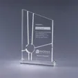 Interchange Optic Crystal Award, 9.75" x 6" x 1.75"
