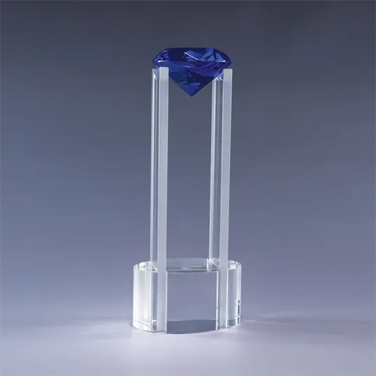 Sky Diamond Optic Crystal Award, 14" — view 3