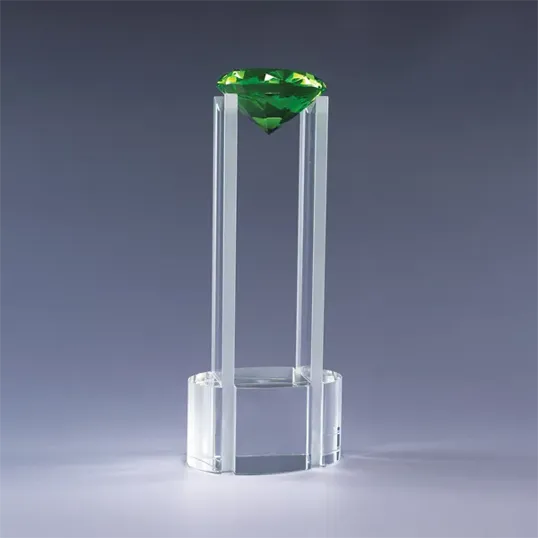 Sky Diamond Optic Crystal Award, 14" — view 7