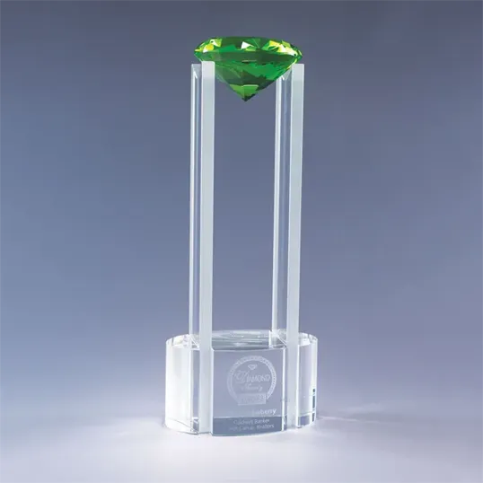 Sky Diamond Optic Crystal Award, 14" — view 8