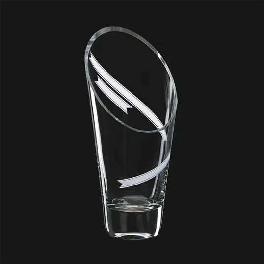 Aspire Hand-Blown Crystal Cup Award