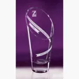 Aspire Hand-Blown Crystal Cup Award — view 3