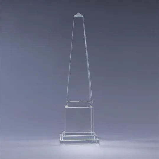 Athena Obelisk Optic Crystal Award — view 3