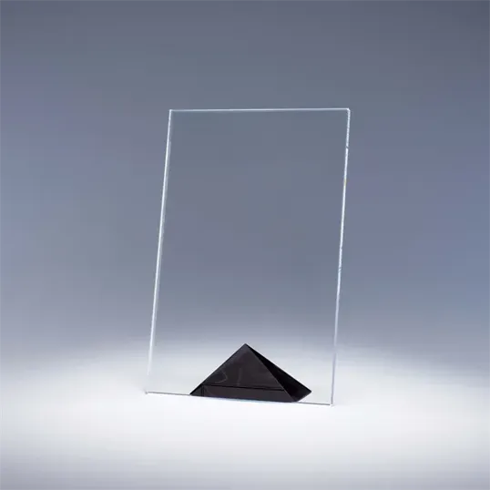 Paramount Starphire Crystal Tablet Award with Pyramid Base — view 3