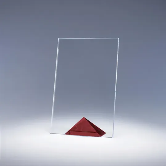 Paramount Starphire Crystal Tablet Award with Pyramid Base — view 4
