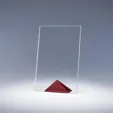 Paramount Starphire Crystal Tablet Award with Pyramid Base — view 4